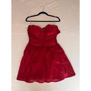 Shareen Collections Australia Kyli Red Mini Dress Size 8 New with Tags